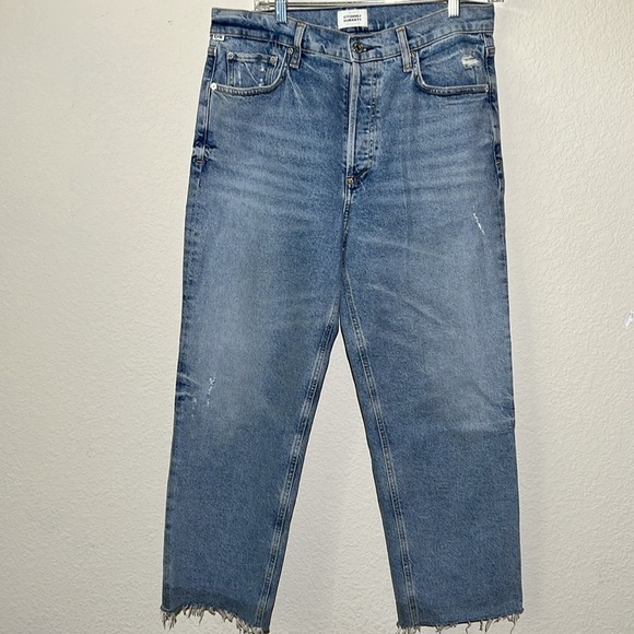 Citizen of Humanity Florence Wide Straight Jeans in Adorn - Picture 3 of 10
